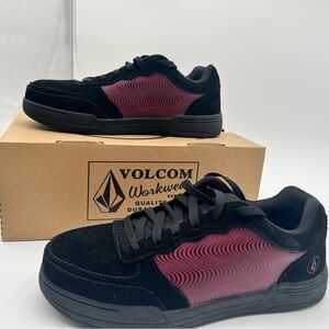 Volcom Black and Pink Hybrid Skate Shoes Composite Toe safety shoes.